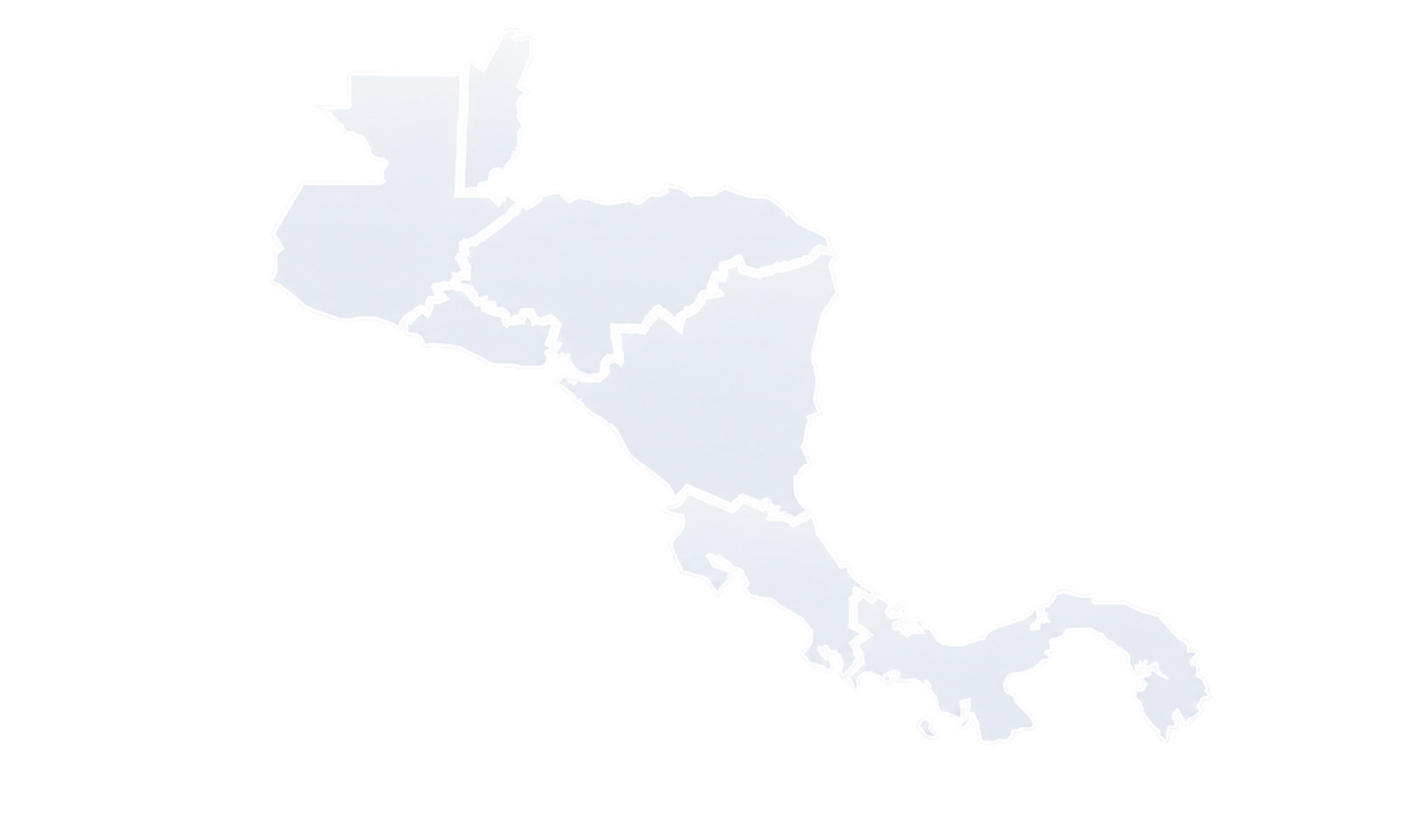 Mapa geográfico de Centroamérica